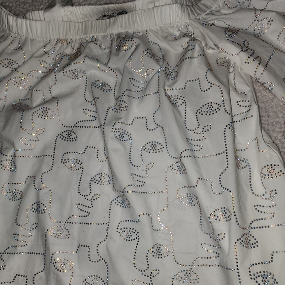 NWT Gorgeous Akira Face Off Boho Sparkling Chic Midi Dress - Picture 12 of 16